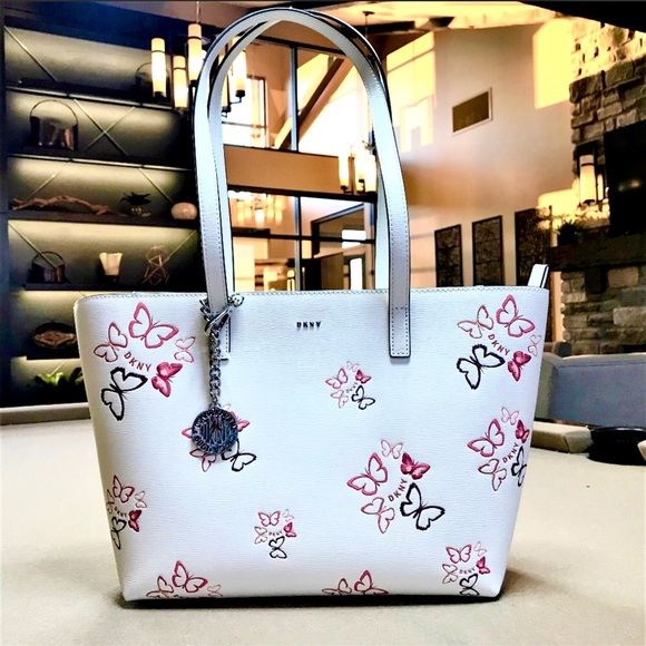 Dkny Handbags - NWT DKNY Bryant Leather Butterfly Tote